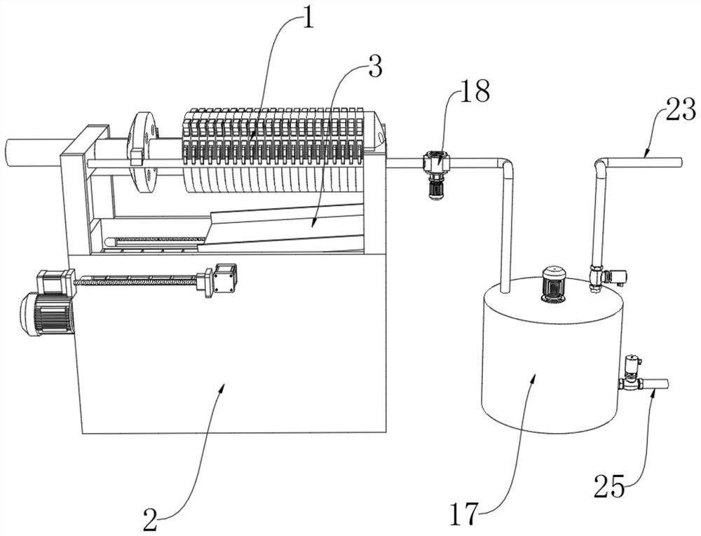 Electrophoresis waste liquid purification device