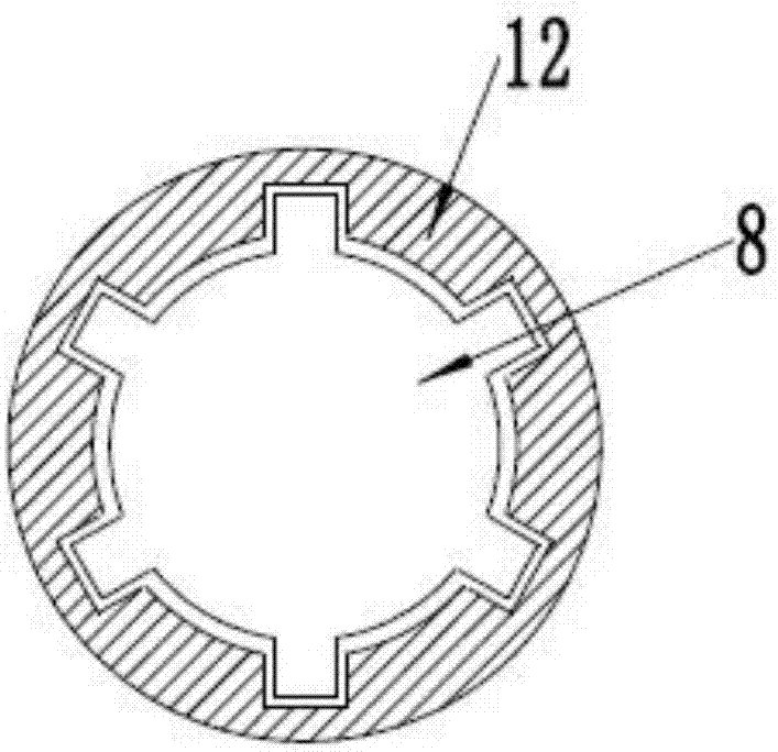 Ore fine crushing and grinding device