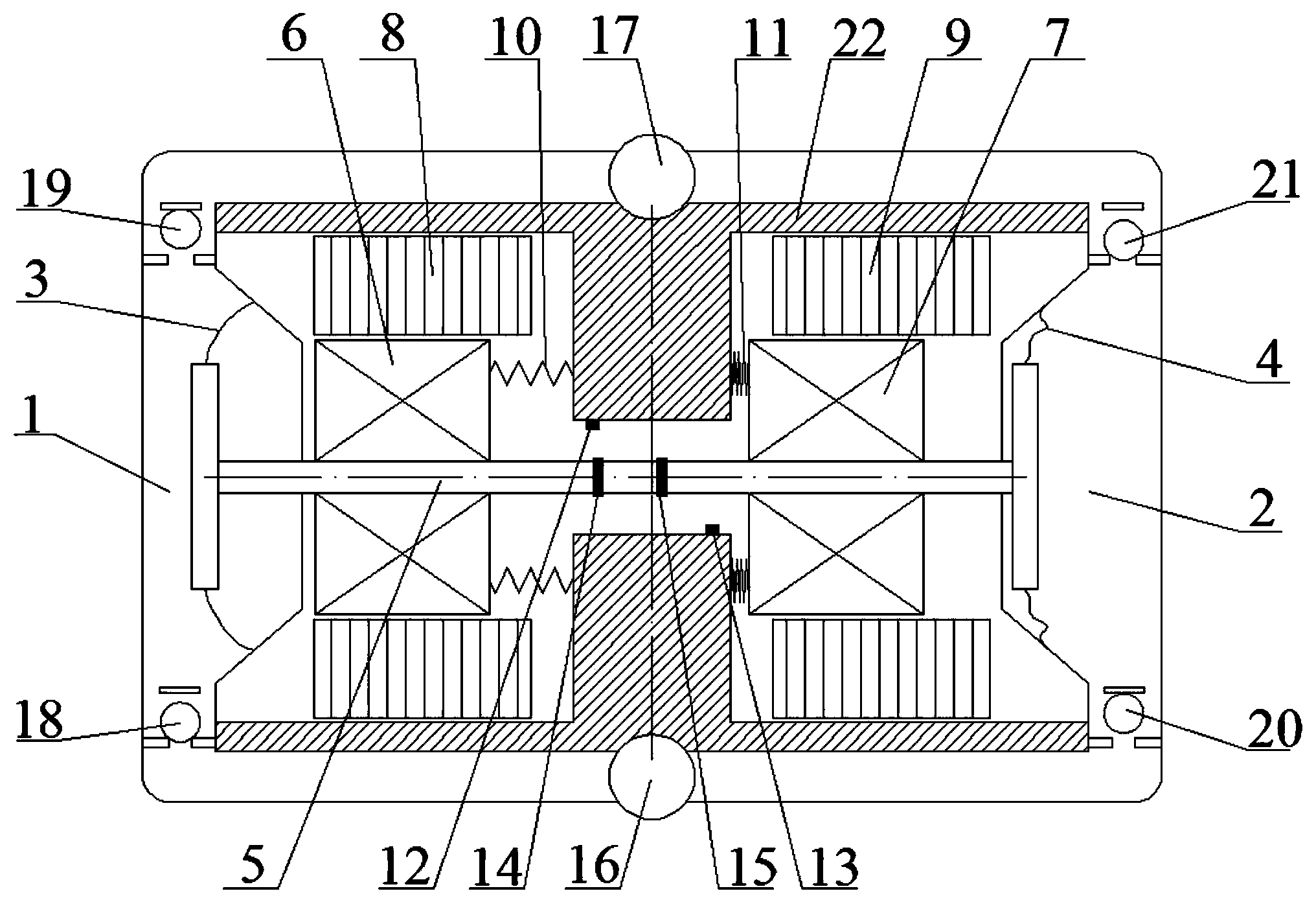 Bidirectional electromagnetic diaphragm pump