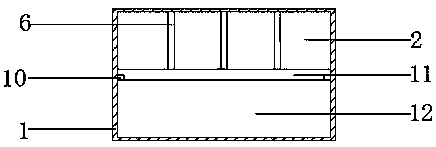 Factory machine component classifying storage box