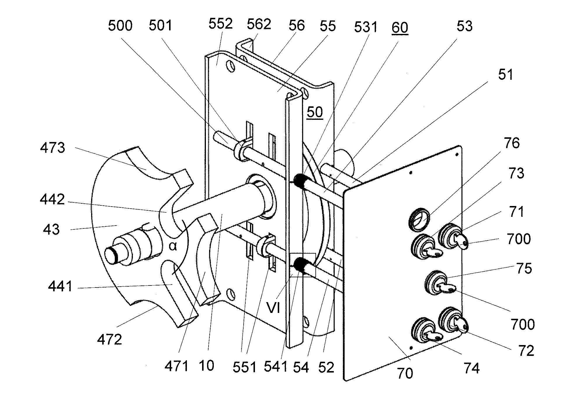 Locking device for high-voltage switchgear