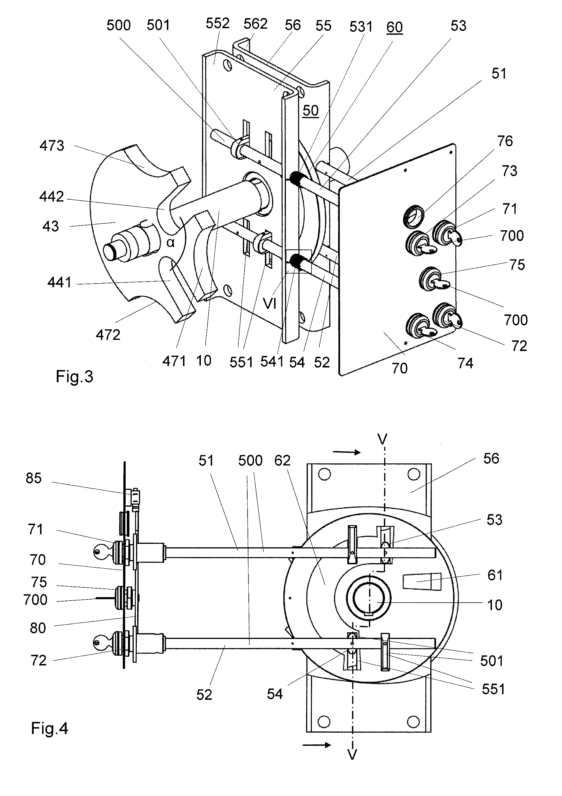 Locking device for high-voltage switchgear