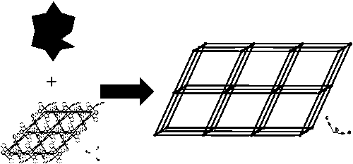 POM (polyoxometalate)-based crystal material adopting 3D intercalation structure and preparation method of POM-based crystal material