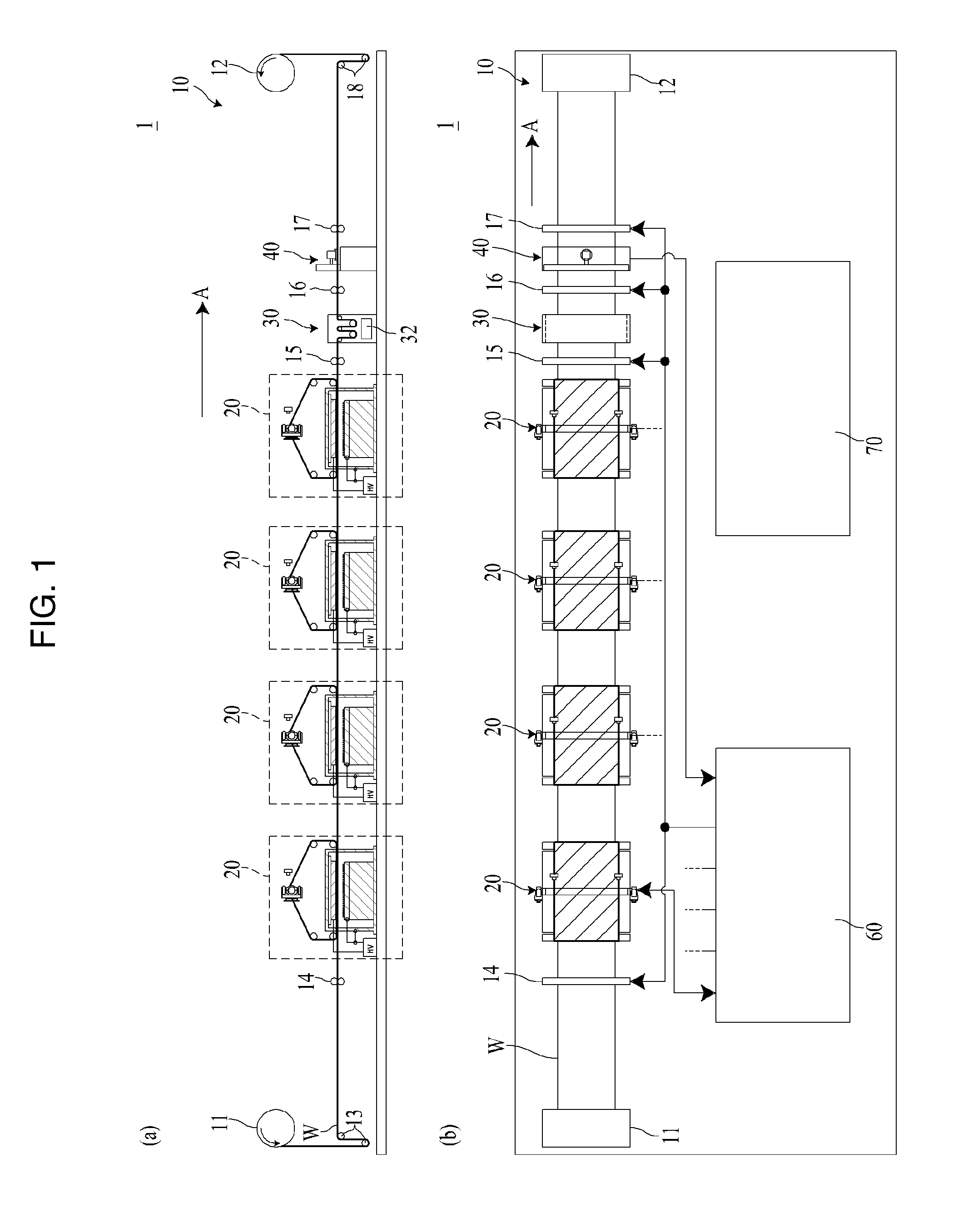 Nanofiber manufacturing device