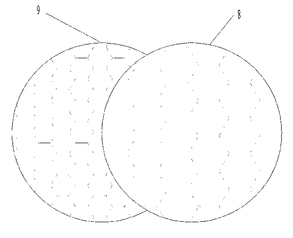 High-energy liquid-explosion separation-type material throwing stand-by device