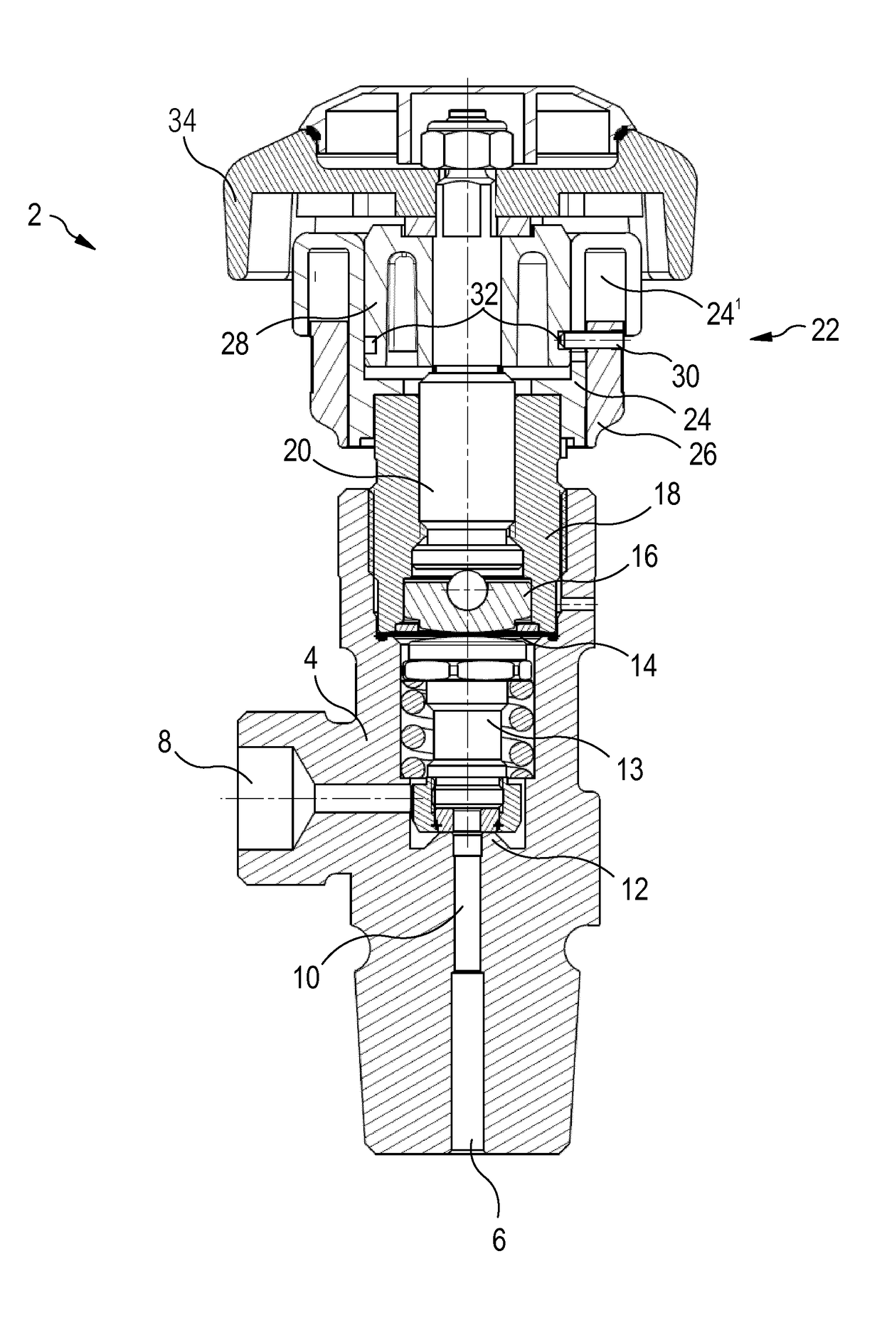 Indicator of the Opening and/or Closing Status of a Tap or a Pressure Reducer