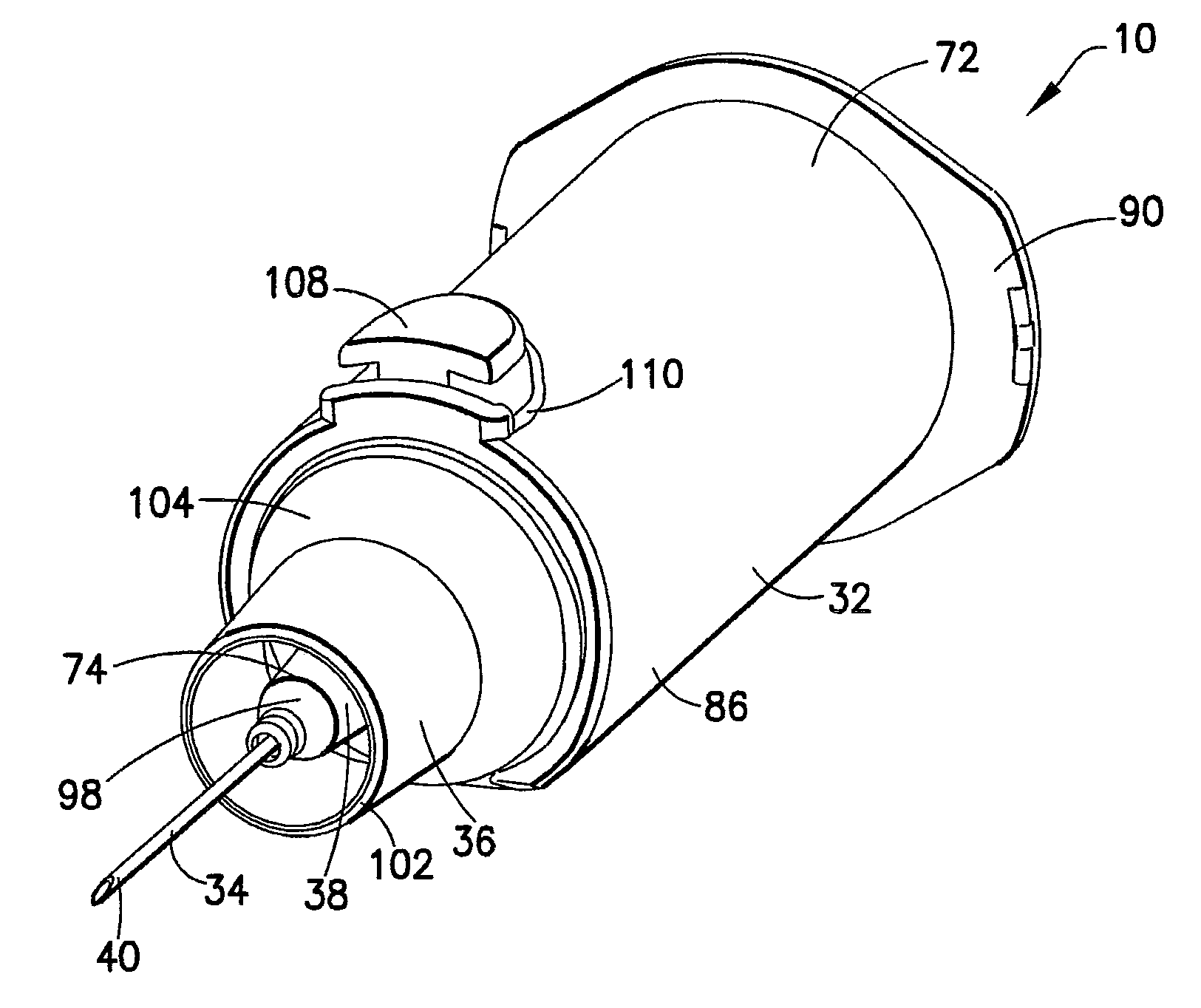 Safety Blood Collection Assembly with Indicator