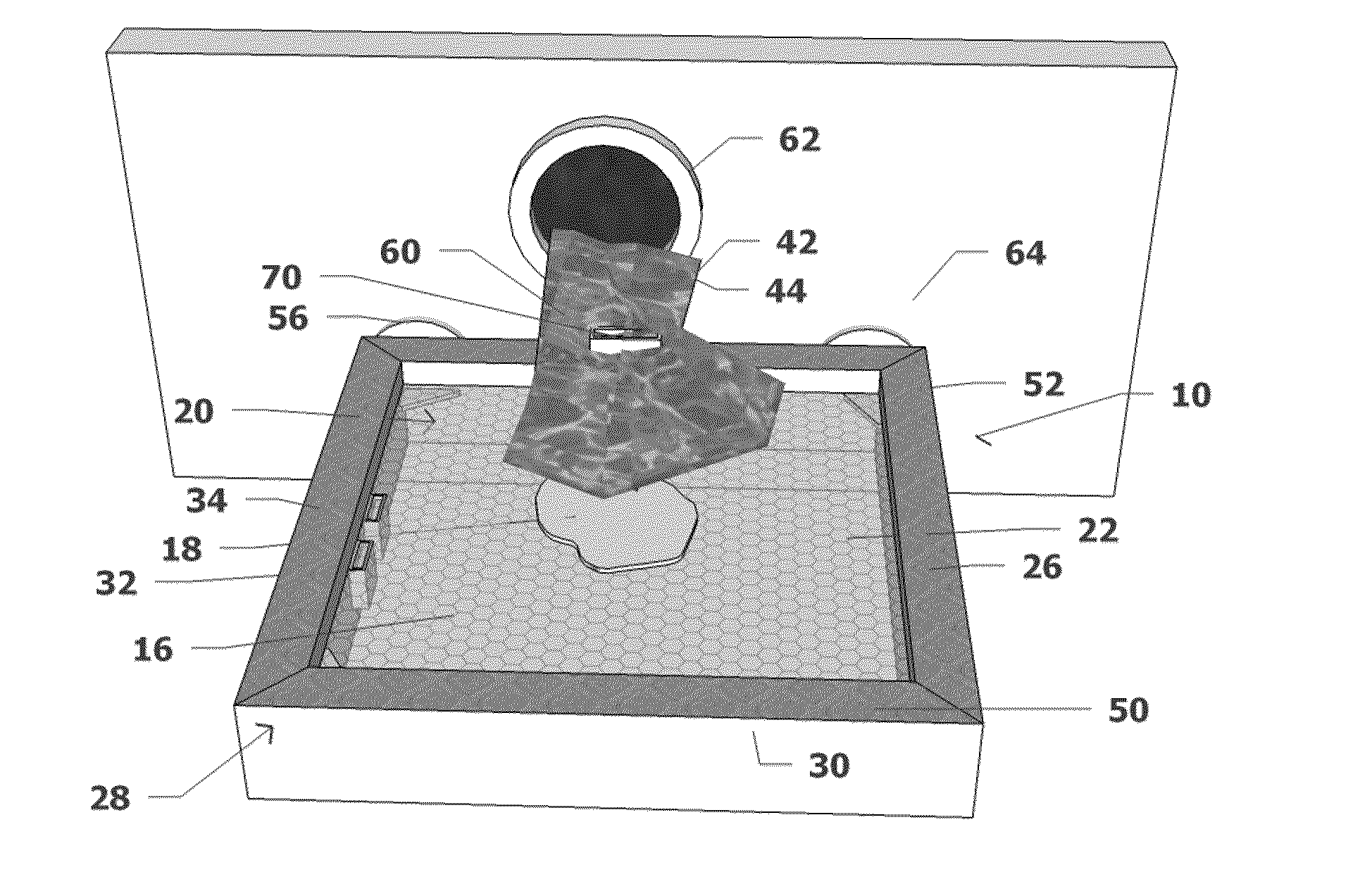 External Filtering and Absorbing Device for Use in a Local Containment Area