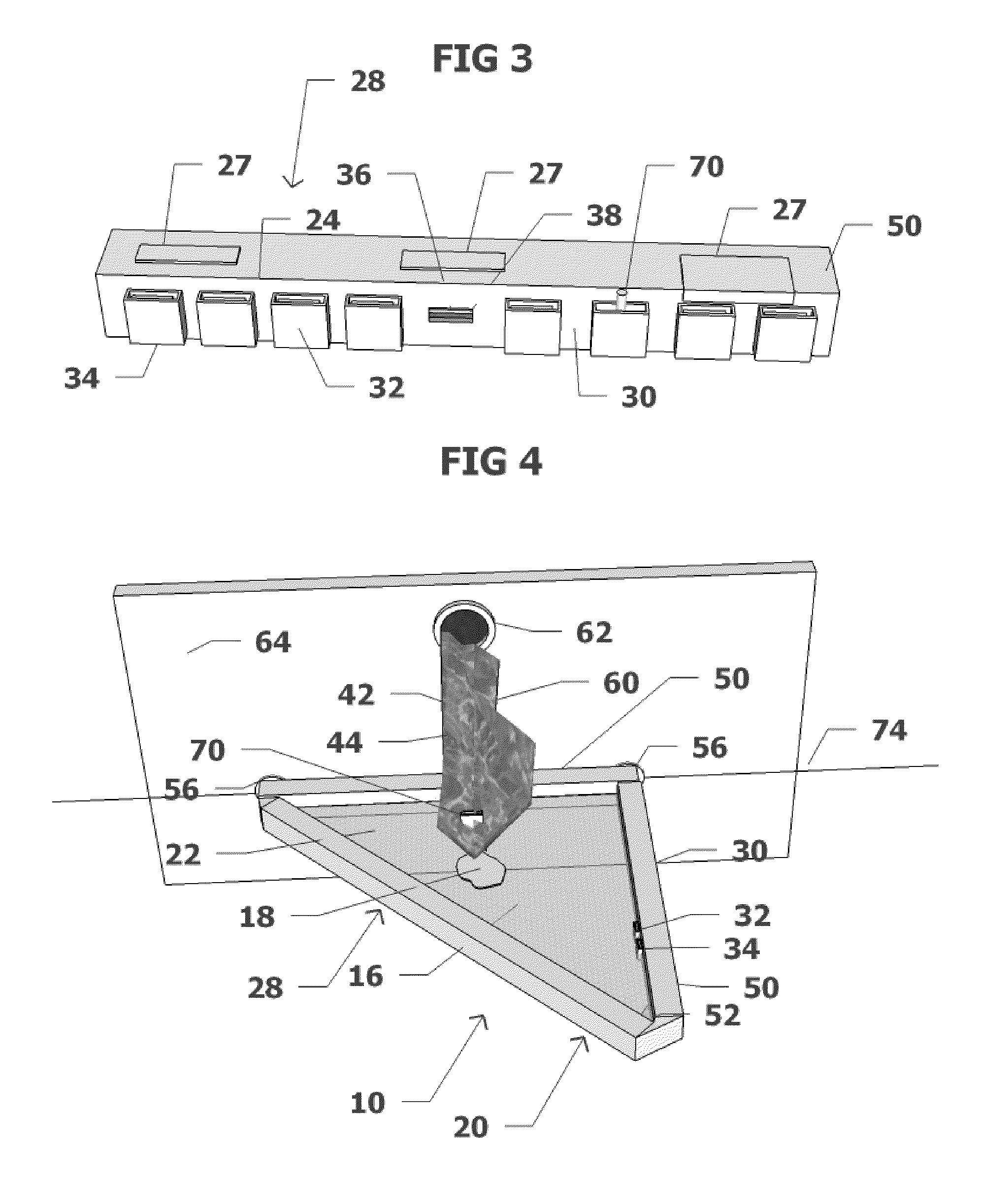 External Filtering and Absorbing Device for Use in a Local Containment Area