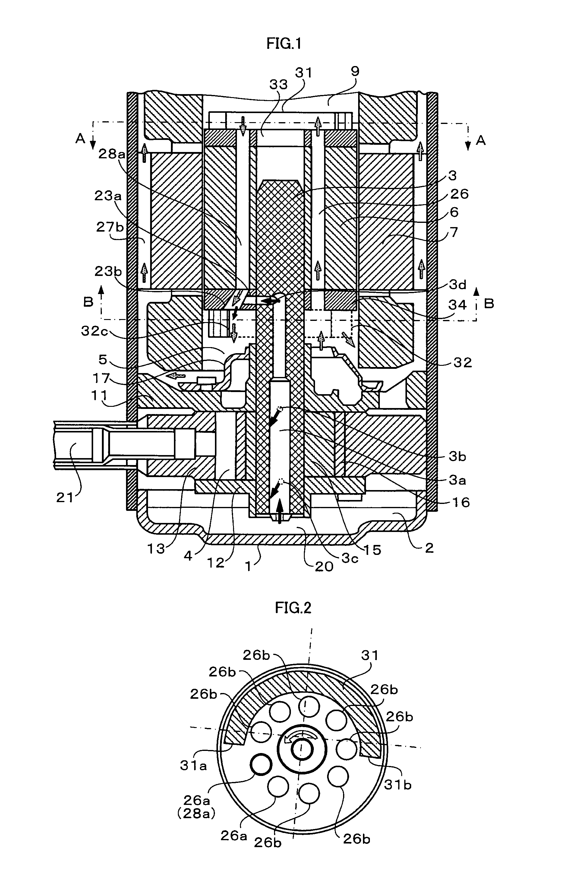 Refrigerant compressor