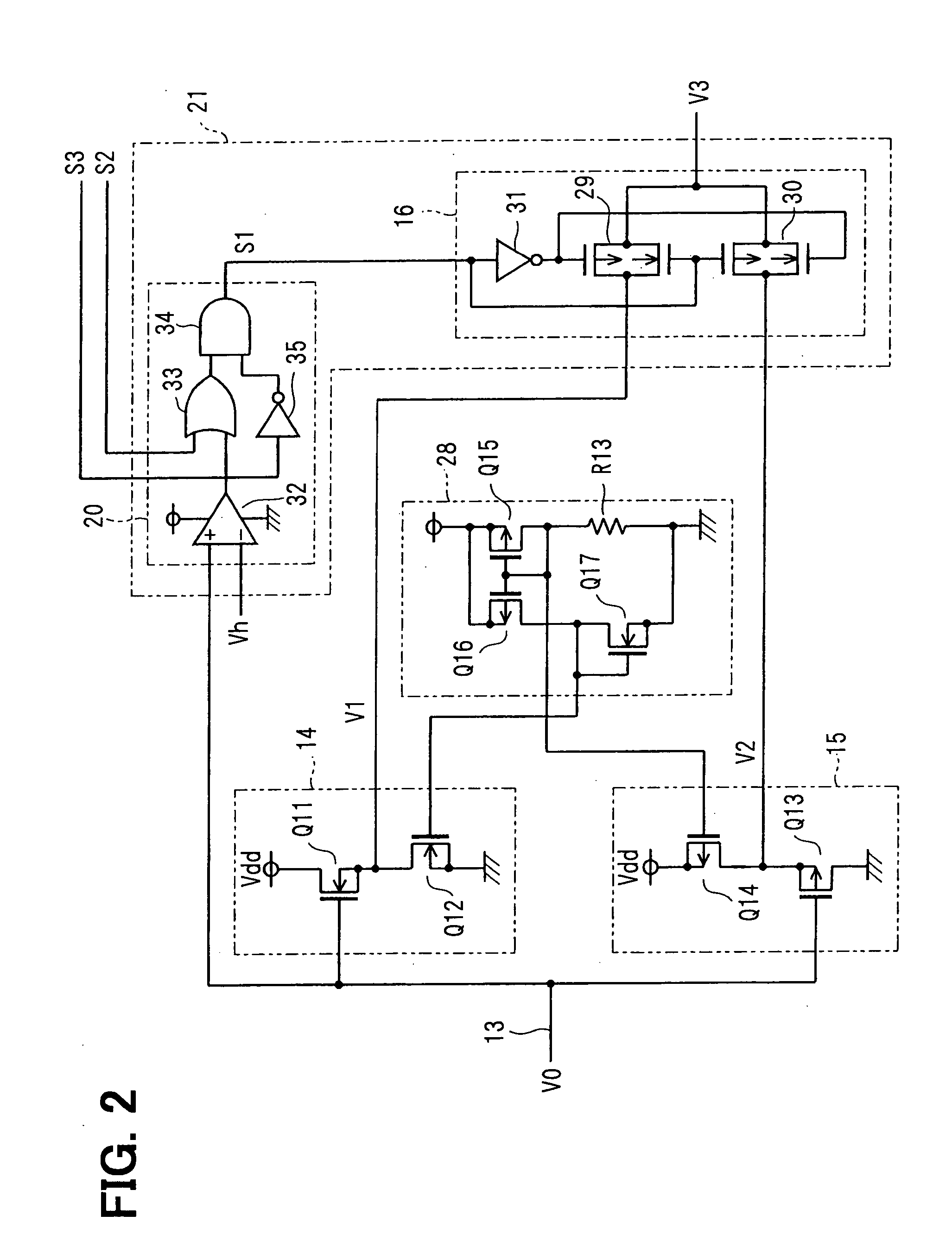 A/D conversion device having input level shift and output correction function