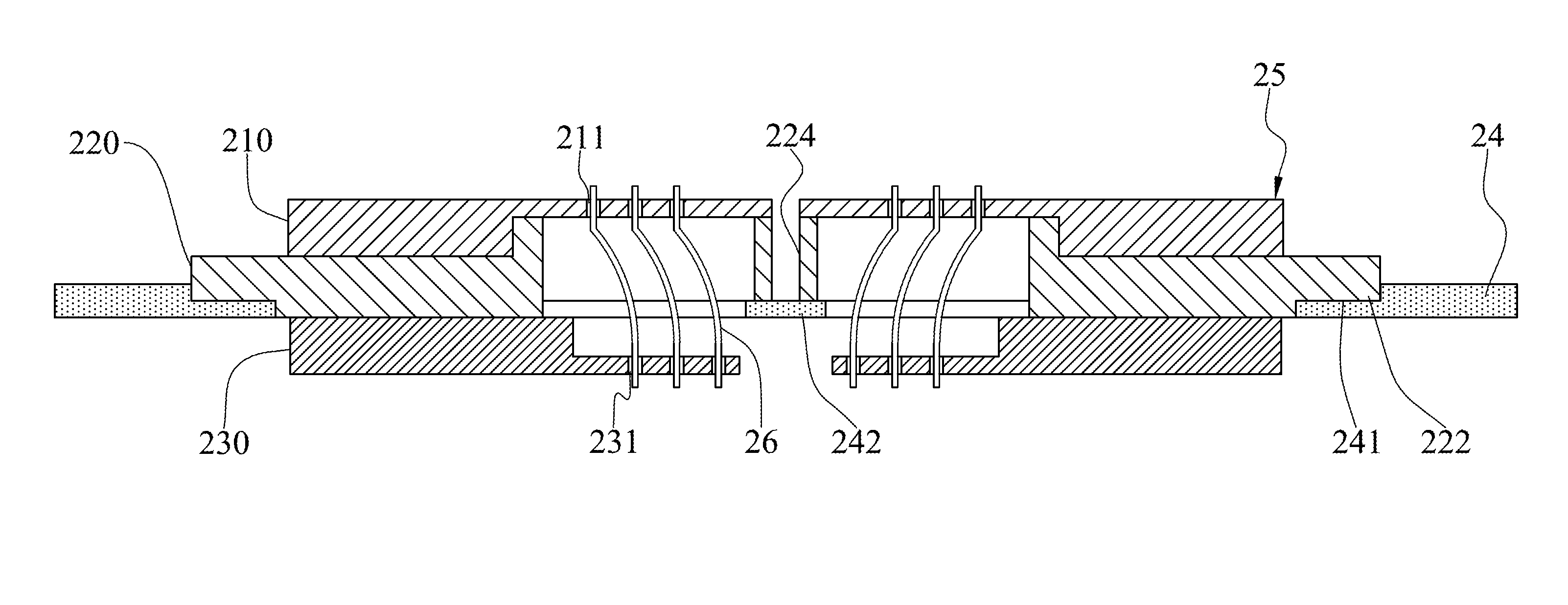 Combined probe head for a vertical probe card and method for assembling and aligning the combined probe head thereof