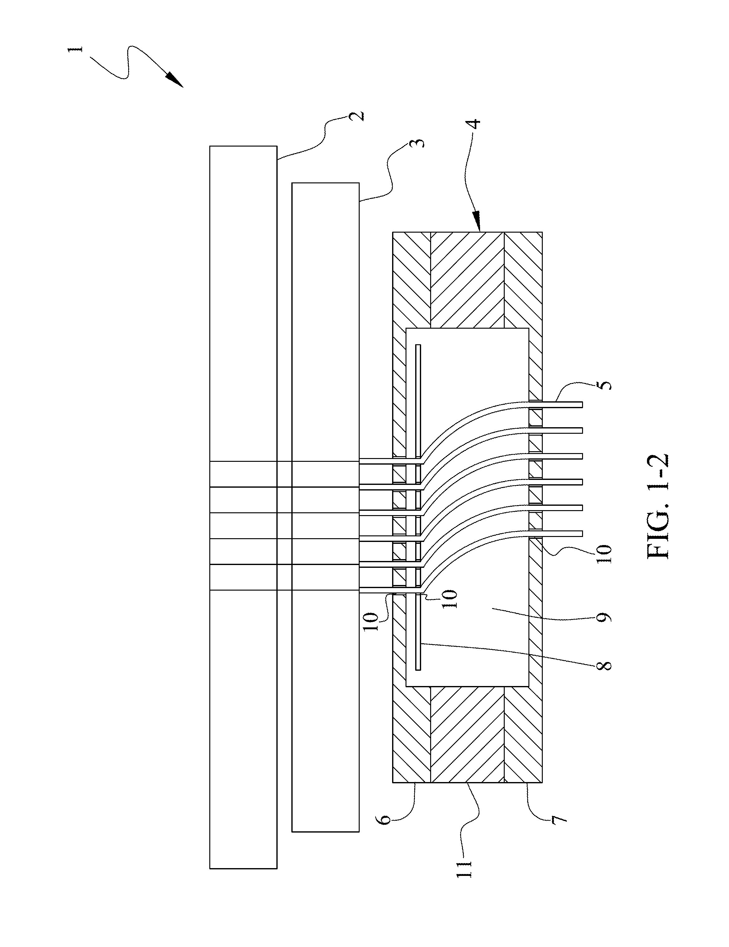 Combined probe head for a vertical probe card and method for assembling and aligning the combined probe head thereof