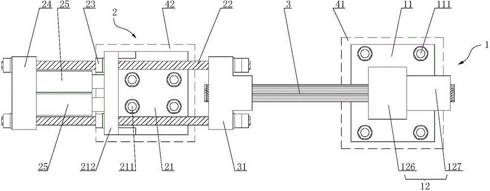 Tensioned anchorage device and using method of tensioned anchorage device