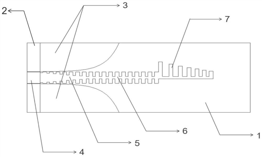 Logarithmic Periodic Antenna Based on Artificial Surface Plasmons