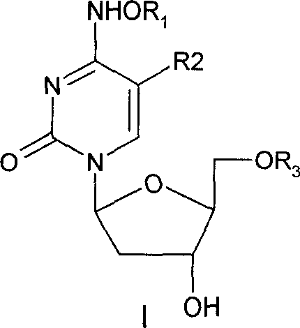 Beta-2'-deoxygenation-ramification of nucleotide, synthetic method and application of medication