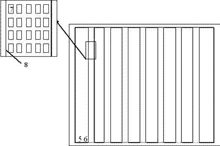 Method for realizing light transmission of thin film solar module by using vibrating mirror laser equipment