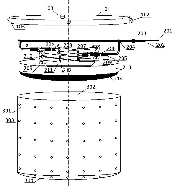 Pneumatic extrusion type washing machine