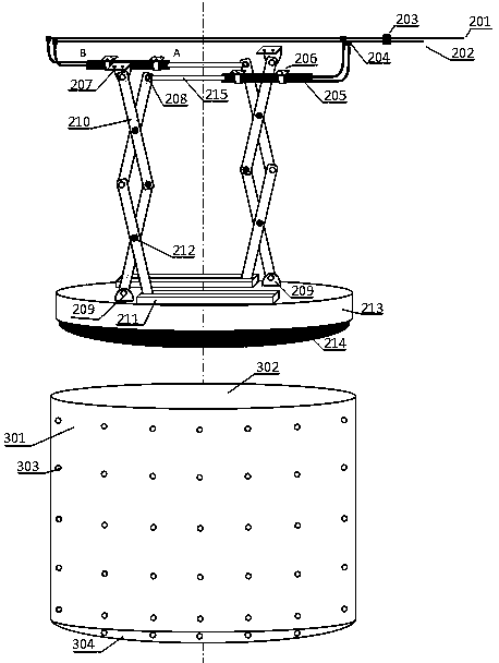 Pneumatic extrusion type washing machine