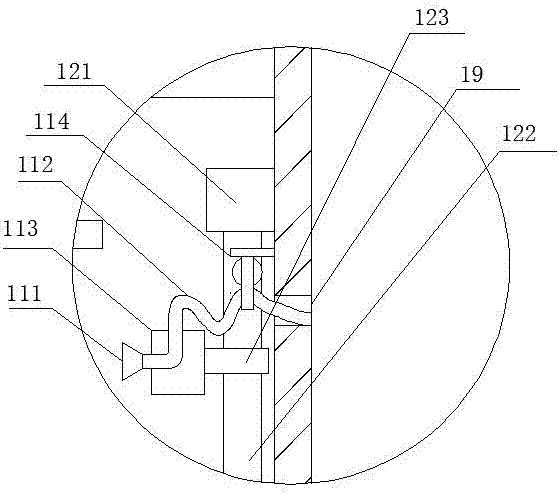 Special washing device for fruit and vegetable picking