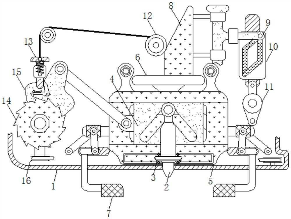 Hardware punching device capable of solving low machining precision caused by single stamping tool