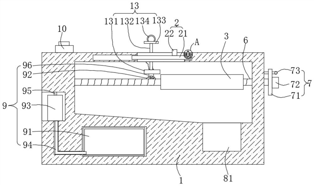 An emergency rapid disinfection device for knives in obstetrics and gynecology