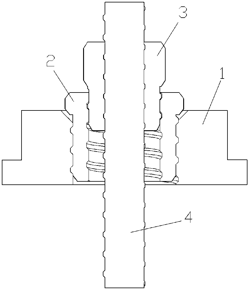 Pre-stress rebar anchoring device