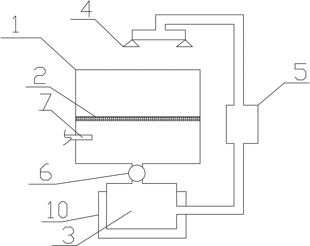 Ammonium phosphate slurry filter press