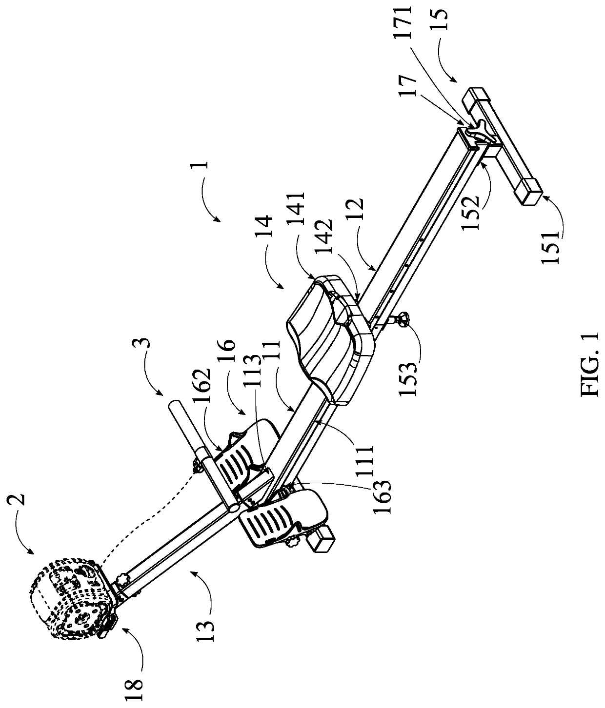 Portable rowing frame