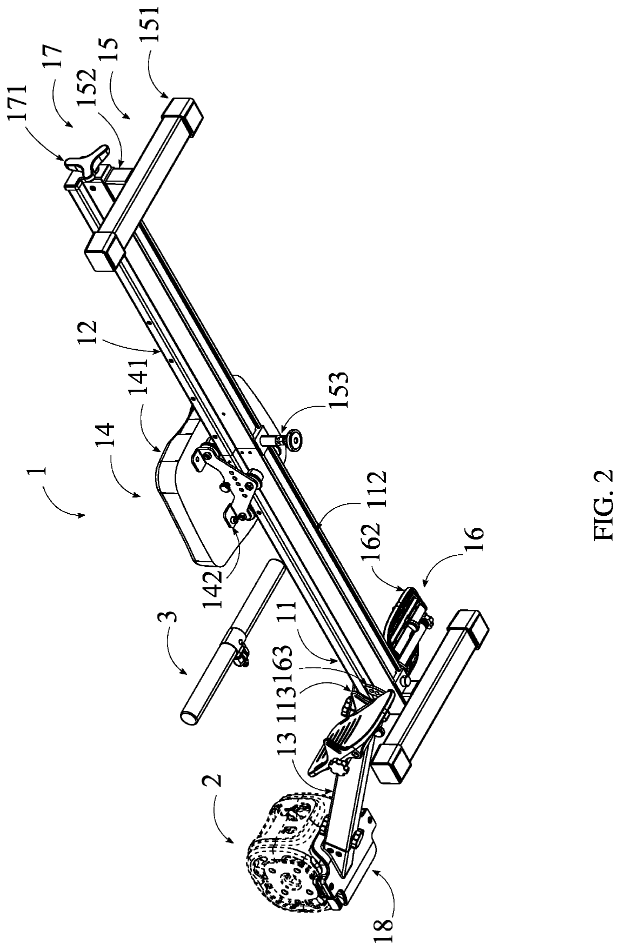 Portable rowing frame