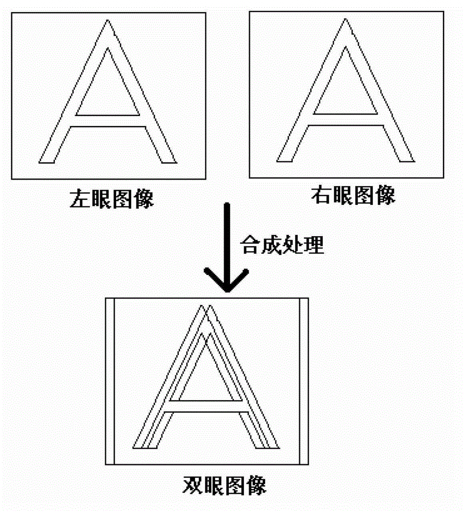 Binocular head-wearing display device and method thereof for adjusting image spacing