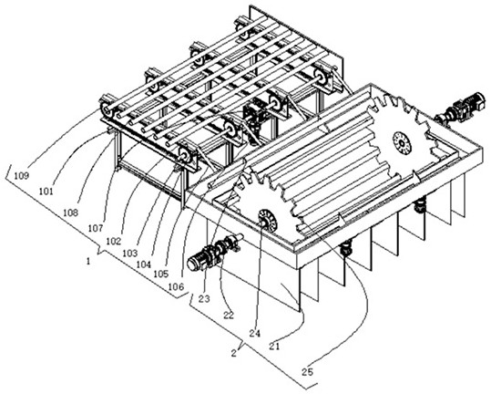 Automatic novel steel pipe rapid pickling and cleaning line