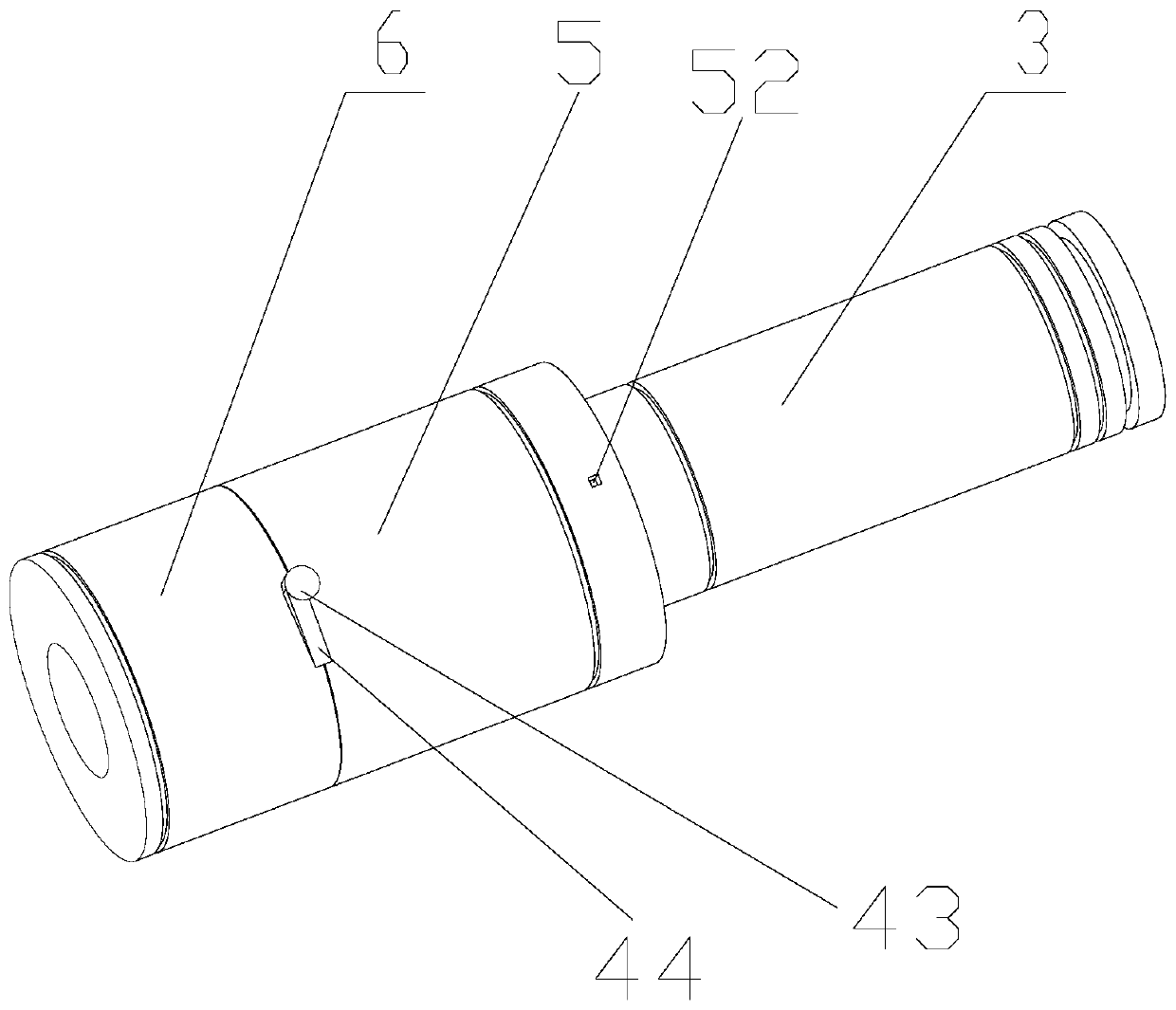 Hydraulic jet infinite stage fracturing device and fracturing method