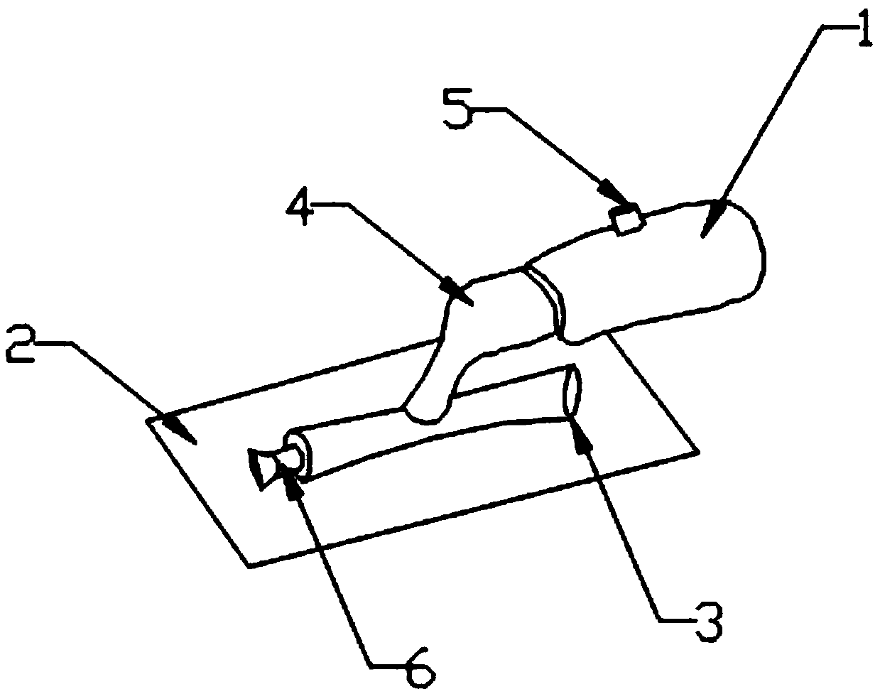 Cement plastering plate for concrete