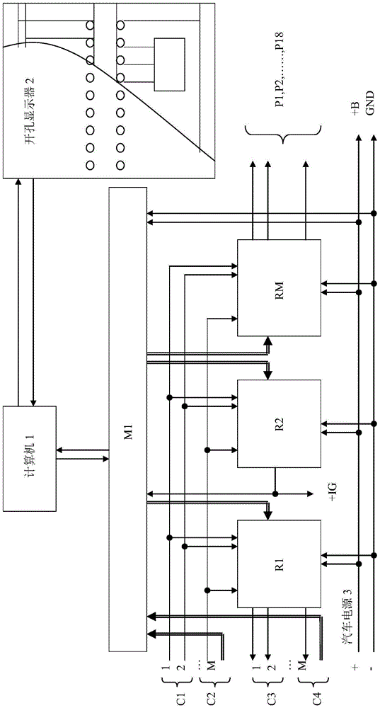 Tester for automotive electronic control system and testing method thereof