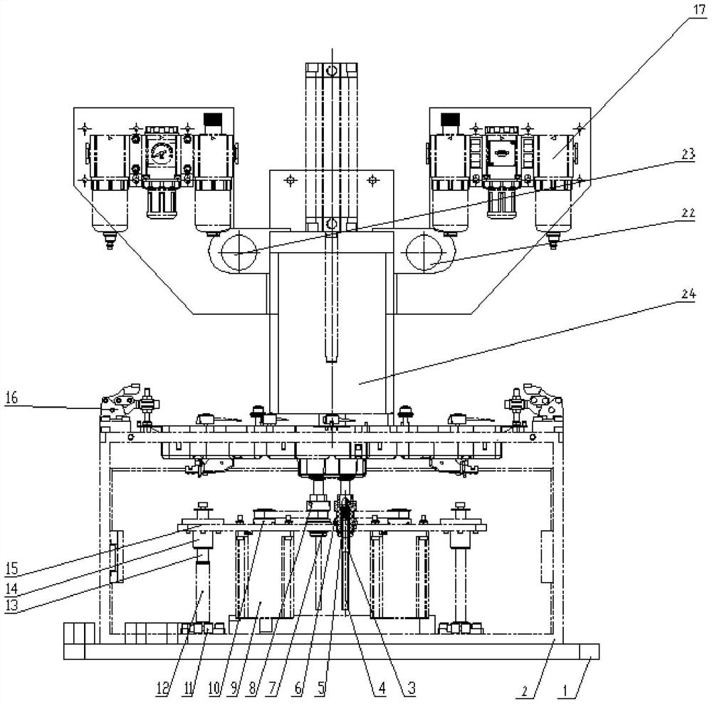 Automatic press-fitting equipment for barometer pointer