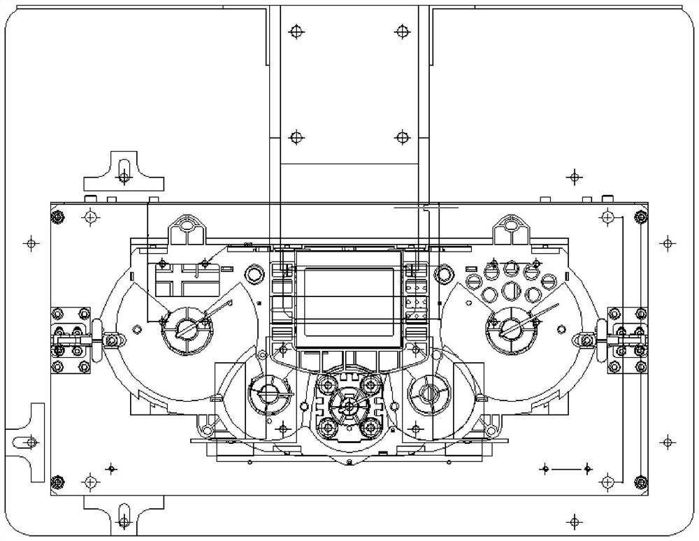 Automatic press-fitting equipment for barometer pointer