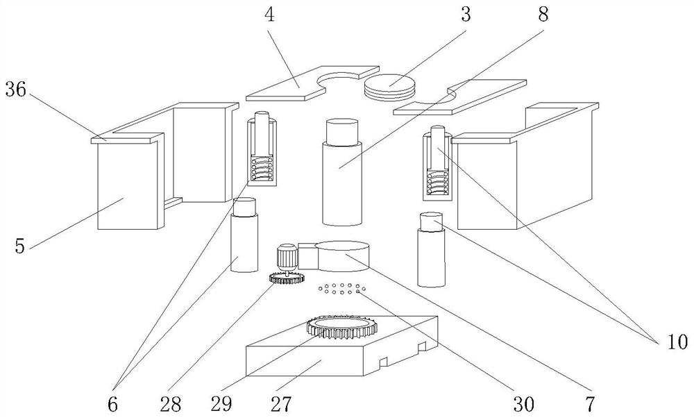 Intelligent furniture spraying and drying integrated equipment with adjustable air draft structure