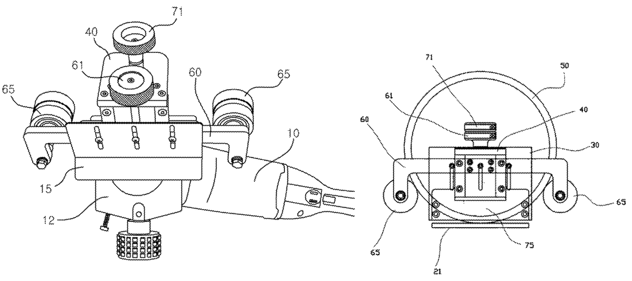 Portable pipe outer diameter-chamfering apparatus with improved weldability