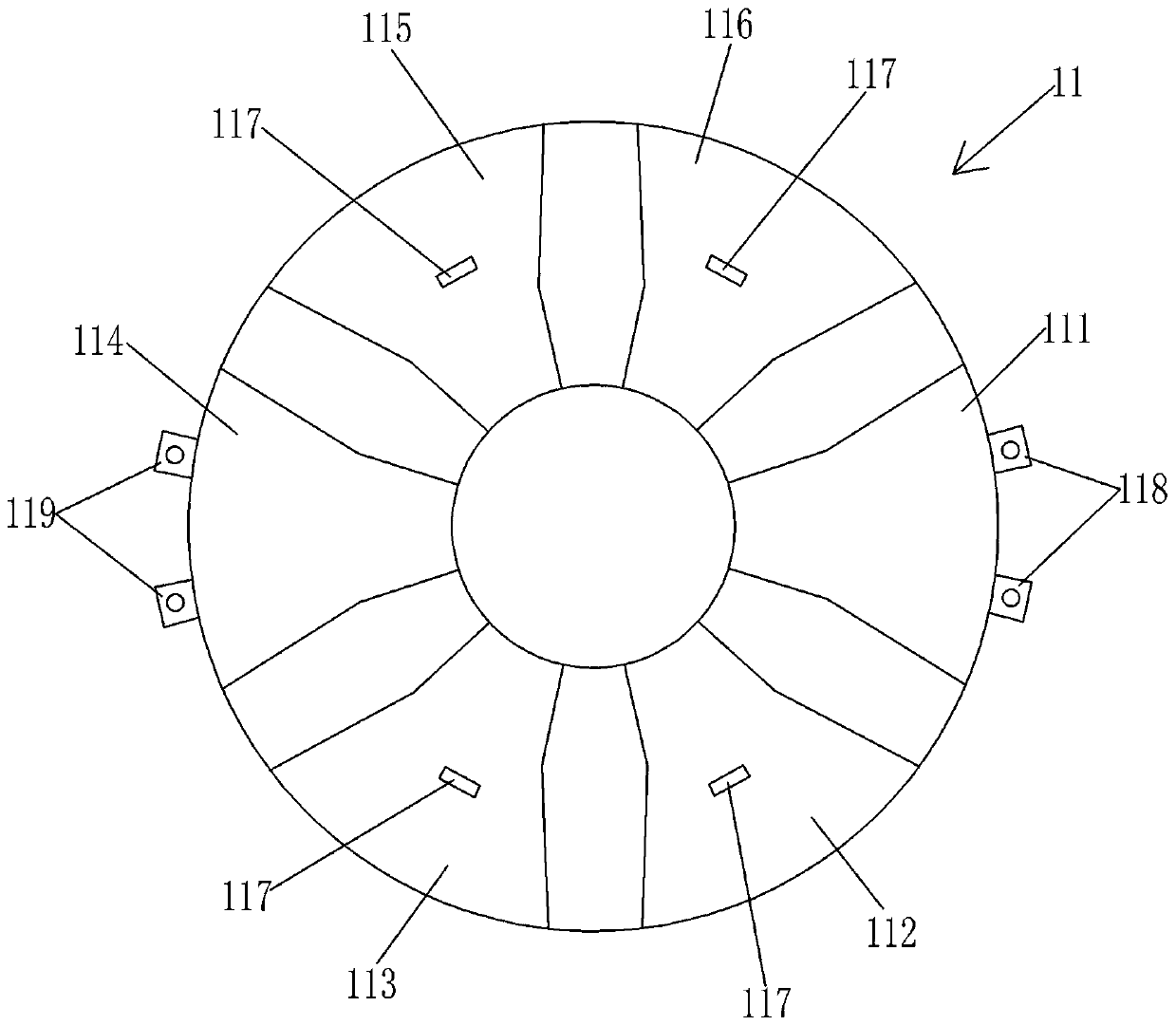 Turning over method of cutter head of super large diameter shield machine