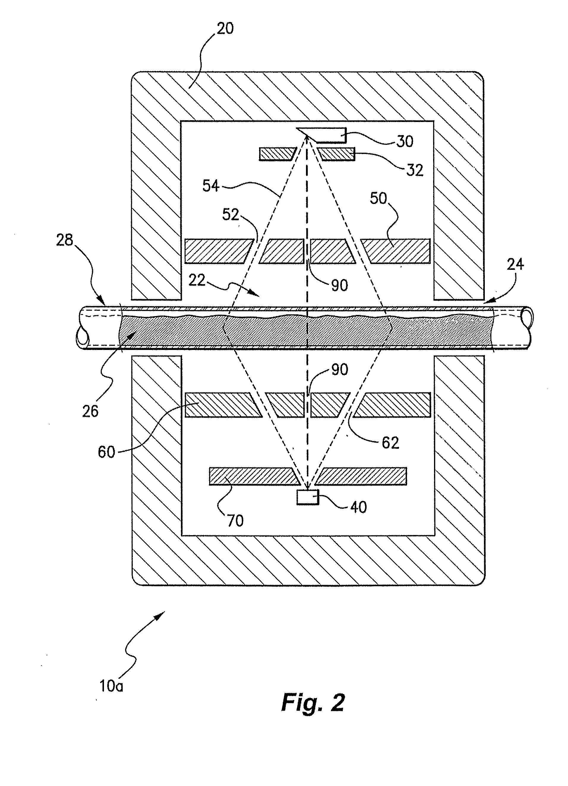 Online energy dispersive X-ray diffraction analyser