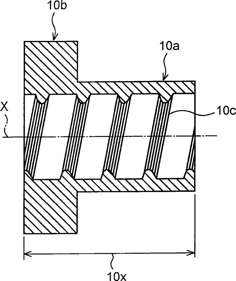 Nut for reinforcing bar