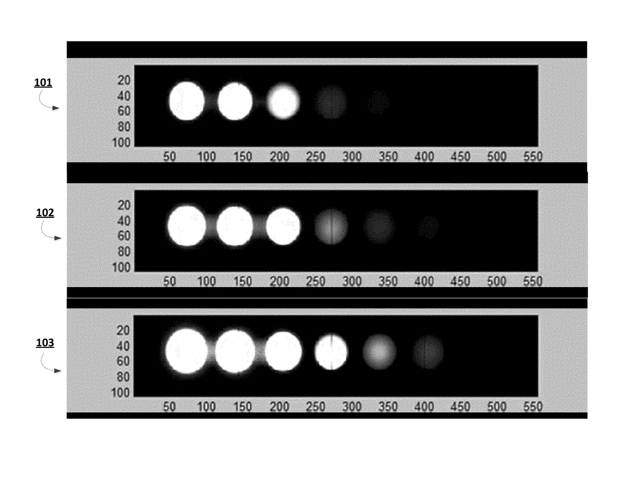 Non-destructive read operations with dynamically growing images