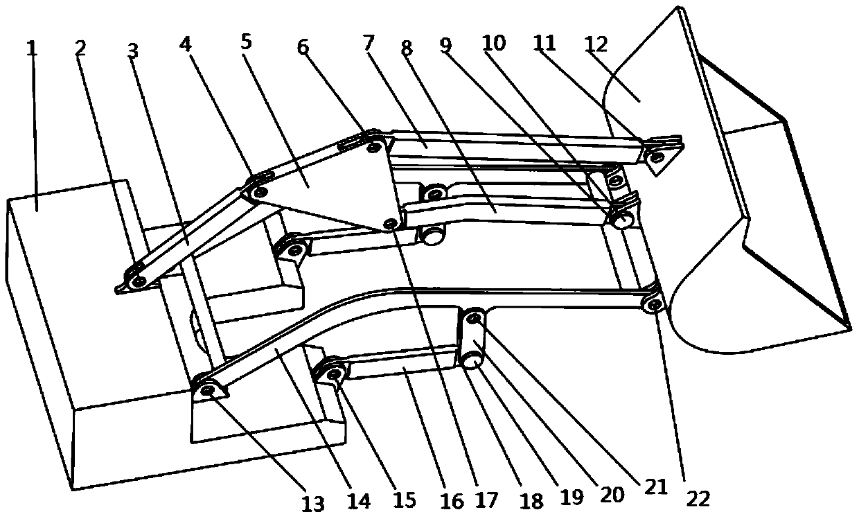 Controllable mechanism type loading machine with active metamorphic function