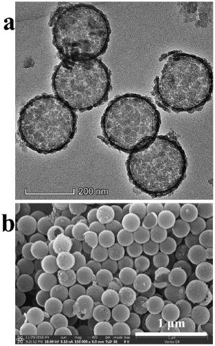 Preparation method of hollow mesoporous silica nano microspheres