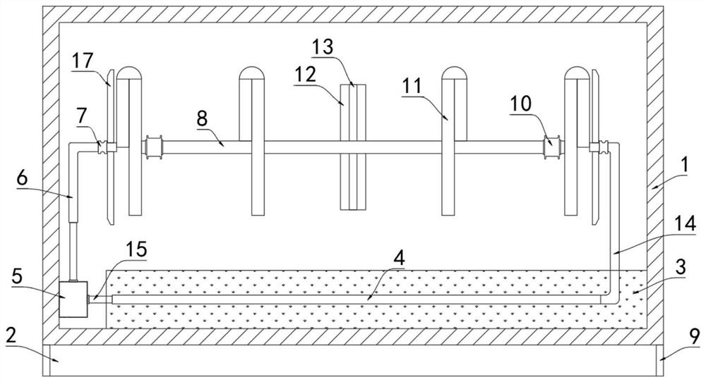 Efficient heat dissipation battery pack structure