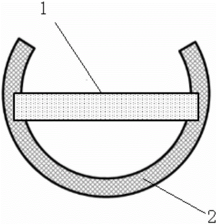 A preparation method of a large-area thin-area transmission electron microscope sample