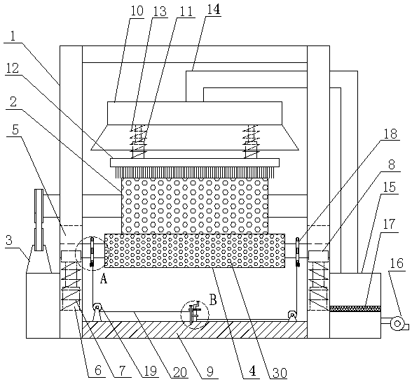 Novel fabric rolling machine