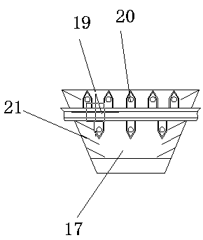 Anti-blocking control device of bulking machine