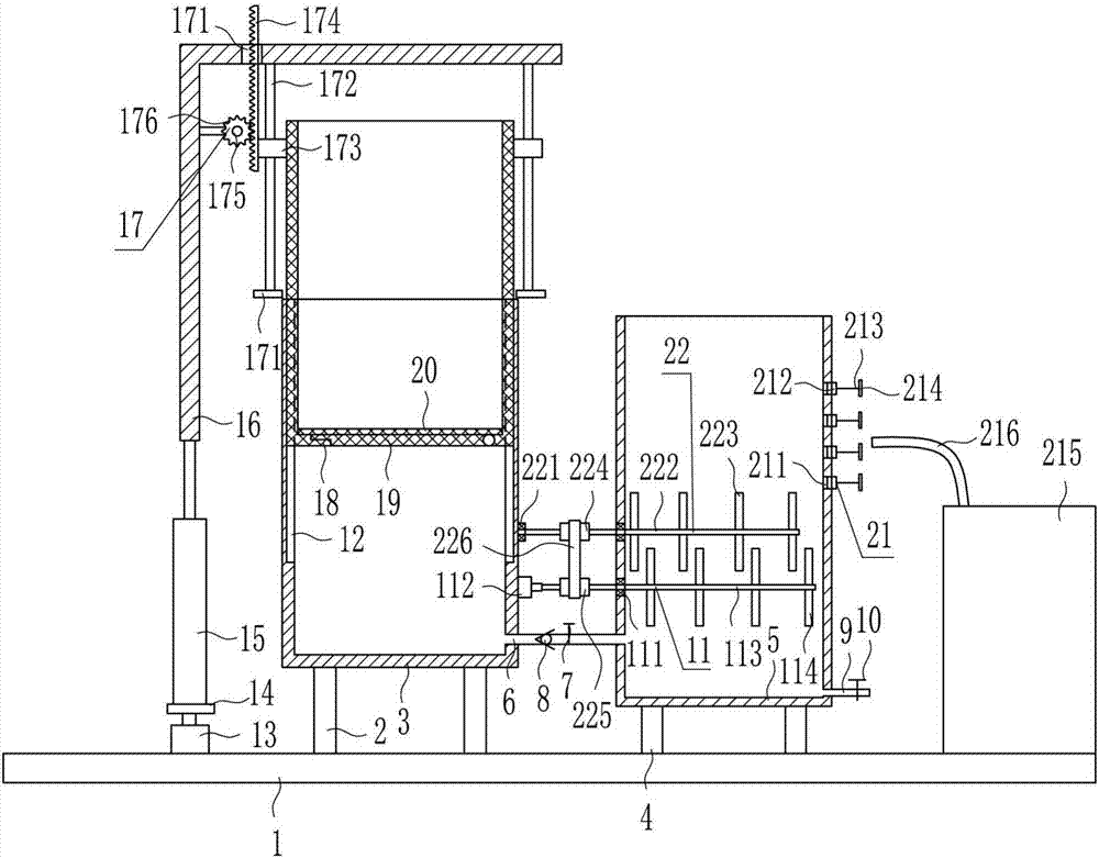 Contaminated soil cleaning device for petroleum